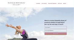 Desktop Screenshot of natalierousseau.com